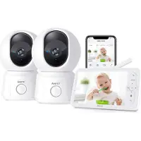 Arenti 2MP/1080P WiFi Baby Kit w. dual cameras+LCD (AInanny B2 2cam Kit)