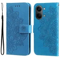 Mtp Products Xiaomi Redmi Turbo 5 Max Mandala Series Lompakkokotelo - Sininen
