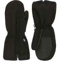 Color Kids Mittens Softshell - Black - 6-8Y