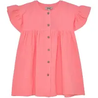 Huttelihut Dress Ss Muslin - Pink - 98