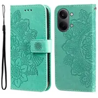 Mtp Products Xiaomi Redmi Turbo 5 Max Mandala Series Lompakkokotelo - Vihreä