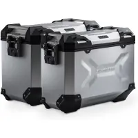 SW-Motech TRAX ADV alumiininen laukkujärjestelmä 37/45L, BMW R 12 G/S 24 – hopea