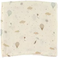 Cam Cam Swaddle - Gots - Woodland - Cream - ONE SIZE