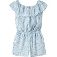 Name it Nkfvinaya Ss Playsuit Fffff Noos - Blue - 164