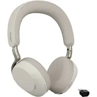 Jabra Evolve3 75 headset, UC Link390c musta