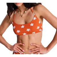 Roxy Hazy Days Bralette - Orange - XS