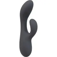 Le Wand Soft Rabbit - klitoriskiihotin vibratori kahdella moottorilla - musta