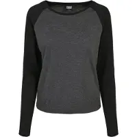 Urban Classics Contrast Raglan Pitkähihainen T-paita