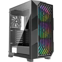 Xilence Performance A+ BREEZE II, Midi Tower, PC, Musta, ATX, mikro ATX, Mini-ITX, SPCC, Karkaistu lasi, Pelaaminen (XG181)
