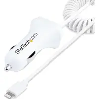 StarTech.com Lightning Car Charger 2 Ports (USBLT2PCARW2)