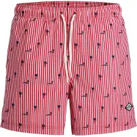 Jack & Jones Uimashortsit 'JPSTMaui Breeze' sininen / punainen / valkoinen