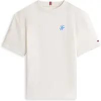 Tommy Hilfiger Th Script Jersey Twill T-Shirt - Cream - 176