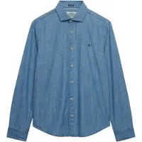 Superdry Essentials Chambray Pitkähihainen Kauluspaita
