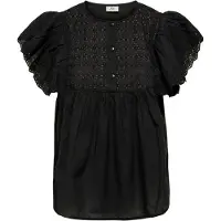 JDY Jdysigga S/S Top Wvn - Black - M