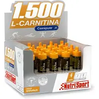 Nutrisport L-carnitin 1500 Ampullen Schachtel Orange 20 Einheiten