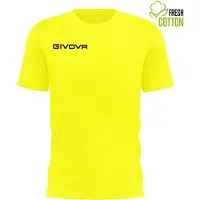 Givova Fresh Short Sleeves T-shirt Keltainen 4XL Mies