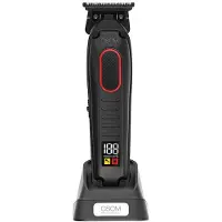 Osom Professional Ammattimainen hiustenleikkuri-trimmeri COMFORT johdoton hiustenleikkuri OSOMPI78BL, musta