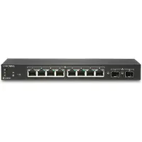 SonicWALL Switch SWS12-8POE, hallinnoitu PoE -kytkin, musta