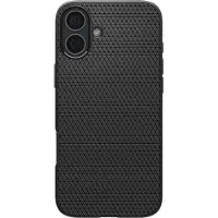Spigen Liquid Air, Suojus, Apple, iPhone 16, 15,5 cm (6.1"), musta