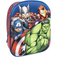 Marvel 3D Reppu, Sininen/Punainen