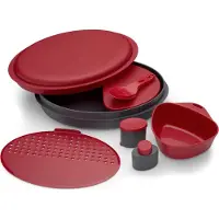 Primus Meal Set, ruokailuvälineet, punainen