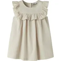 Name it Nmffalinnen Capsl Dress - Beige - 110