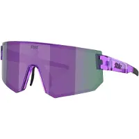 Bliz P005 XX-Large -pyöräilylasit transparent purple/smoke/purple mirror
