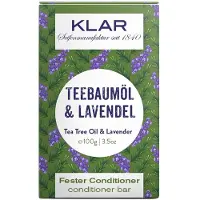 Klar Tea Tree Oil & Lavender Conditioner Bar 100 g