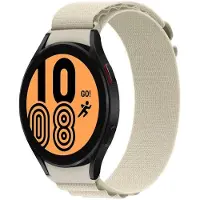 CaseOnline Artic Elastinen nailon ranneke Samsung Galaxy Watch 4 (44mm) - Starlig
