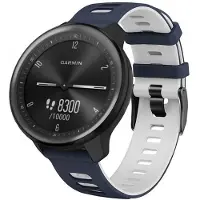 CaseOnline Twin Sport Rannekoru Garmin Vivomove Sport - Sinivalkoinen