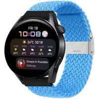 CaseOnline Punottu elastinen rannekoru Huawei Watch 3 (46mm) - skyblue