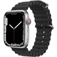 CaseOnline RIB Urheiluranneke Apple Watch 7 (41mm) - Midnight