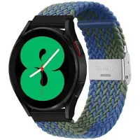 CaseOnline Punottu elastinen rannekoru Samsung Galaxy Watch 4 (44mm) - bluegreen