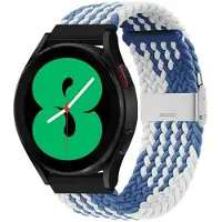 CaseOnline Punottu elastinen rannekoru Samsung Galaxy Watch 4 (44mm) - bluewhite