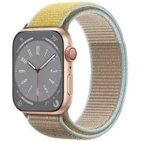 CaseOnline Nailon Rannekoru Apple Watch 8 (41mm) - Camel