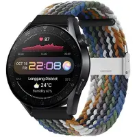 CaseOnline Punottu elastinen rannekoru Huawei Watch 3 Pro (48mm) - cowboy