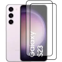 CaseOnline 2-pakkaus 5D lasinen näytönsuoja Samsung Galaxy S23