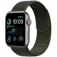 CaseOnline Nailon Rannekoru Apple Watch SE 2022 (40mm) - Military Khaki