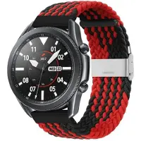CaseOnline Punottu elastinen rannekoru Samsung Galaxy Watch 3 (41mm) - Punainen/M