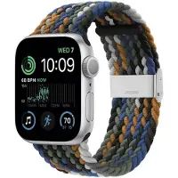 CaseOnline Punottu elastinen rannekoru Apple Watch SE 2022 40mm - cowboy