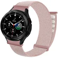 CaseOnline Nylonrannekoru No-Gap Samsung Galaxy Watch 4 Classic (42mm) - Rose Pin