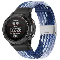 CaseOnline Punottu elastinen rannekoru Garmin Fenix 5 - gradientblue