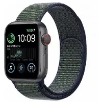 CaseOnline Nailon Rannekoru Apple Watch SE 2022 (40mm) - Midnight fog