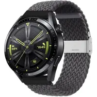 CaseOnline Punottu elastinen rannekoru Huawei Watch GT3 (46mm) - skygrey