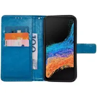 CaseOnline Lompakkokotelo 3-kortti Samsung Galaxy Xcover 6 Pro - Vaaleansininen
