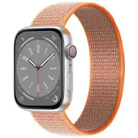 CaseOnline Nailon Rannekoru Apple Watch 8 (41mm) - Spicy Orange