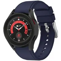 CaseOnline Silikoni Rannekoru No-Gap Samsung Galaxy Watch 5 Pro (45mm) - Tummansi