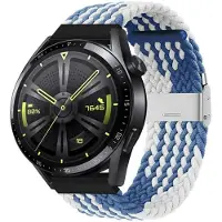 CaseOnline Punottu elastinen rannekoru Huawei Watch GT3 (46mm) - bluewhite