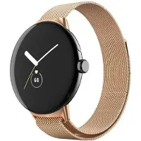 CaseOnline Milanese Rannekoru Google Pixel Watch - Ruusu