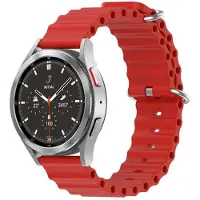 CaseOnline Ocean Ranneke Samsung Galaxy Watch 4 Classic (46mm) Punainen